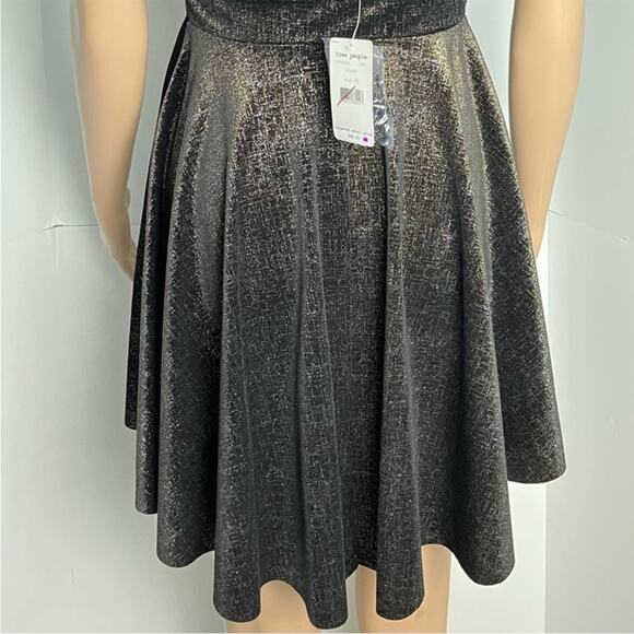 New Free People Shattered Velvet Strapless Party Mini Dress - Picture 9 of 12